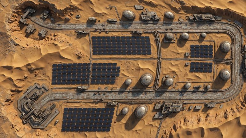 Desert Solar Array battlefield