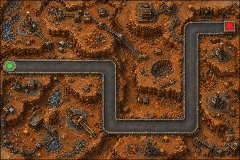 Mining Colony battlefield