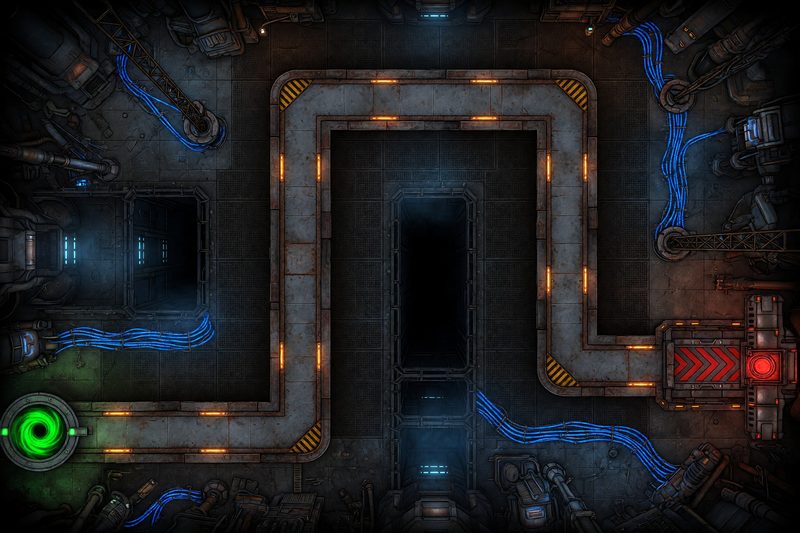 Orbital Defense Platform battlefield